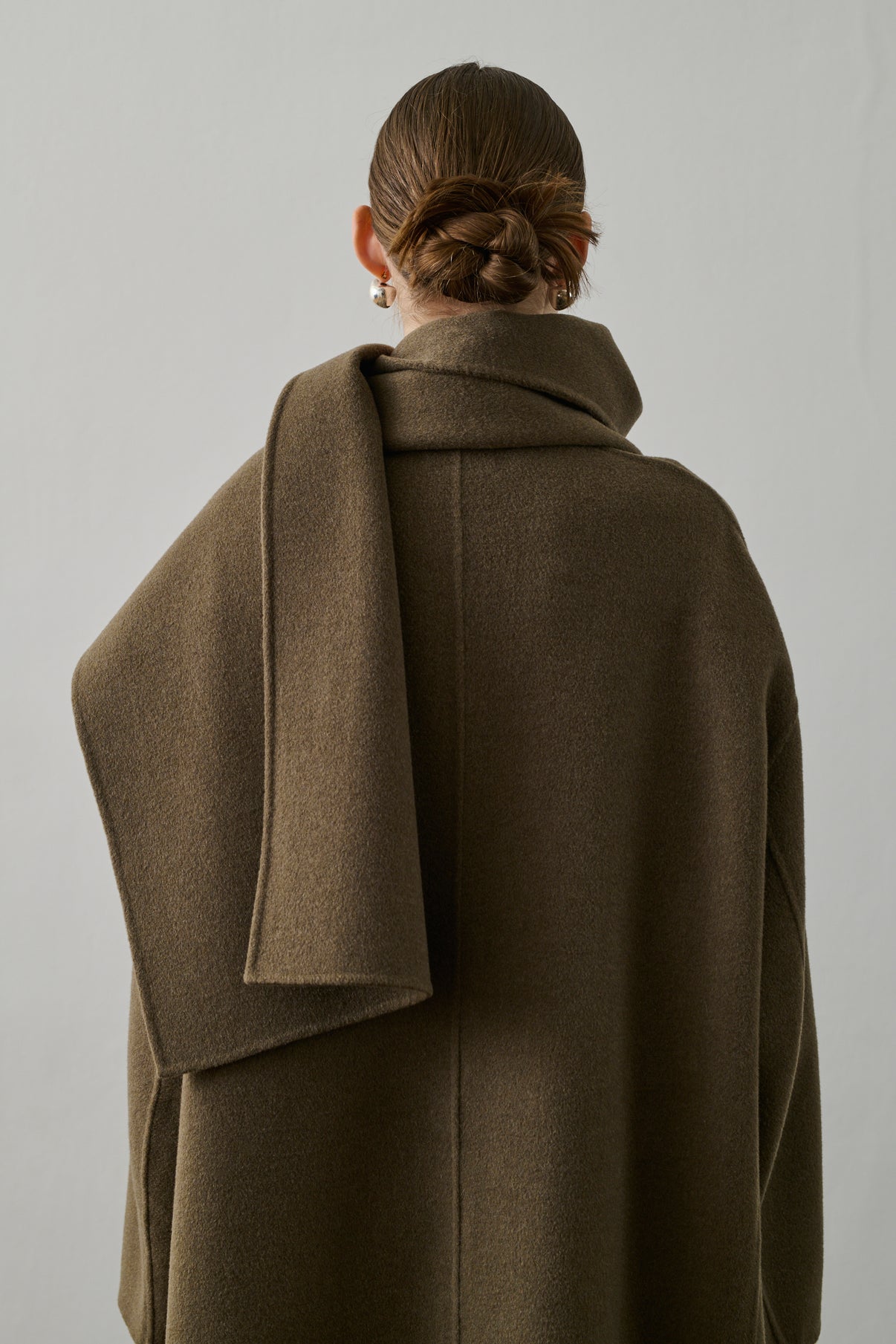 Manteau Finn - Beige/Gris - Laine - Femme vue 4