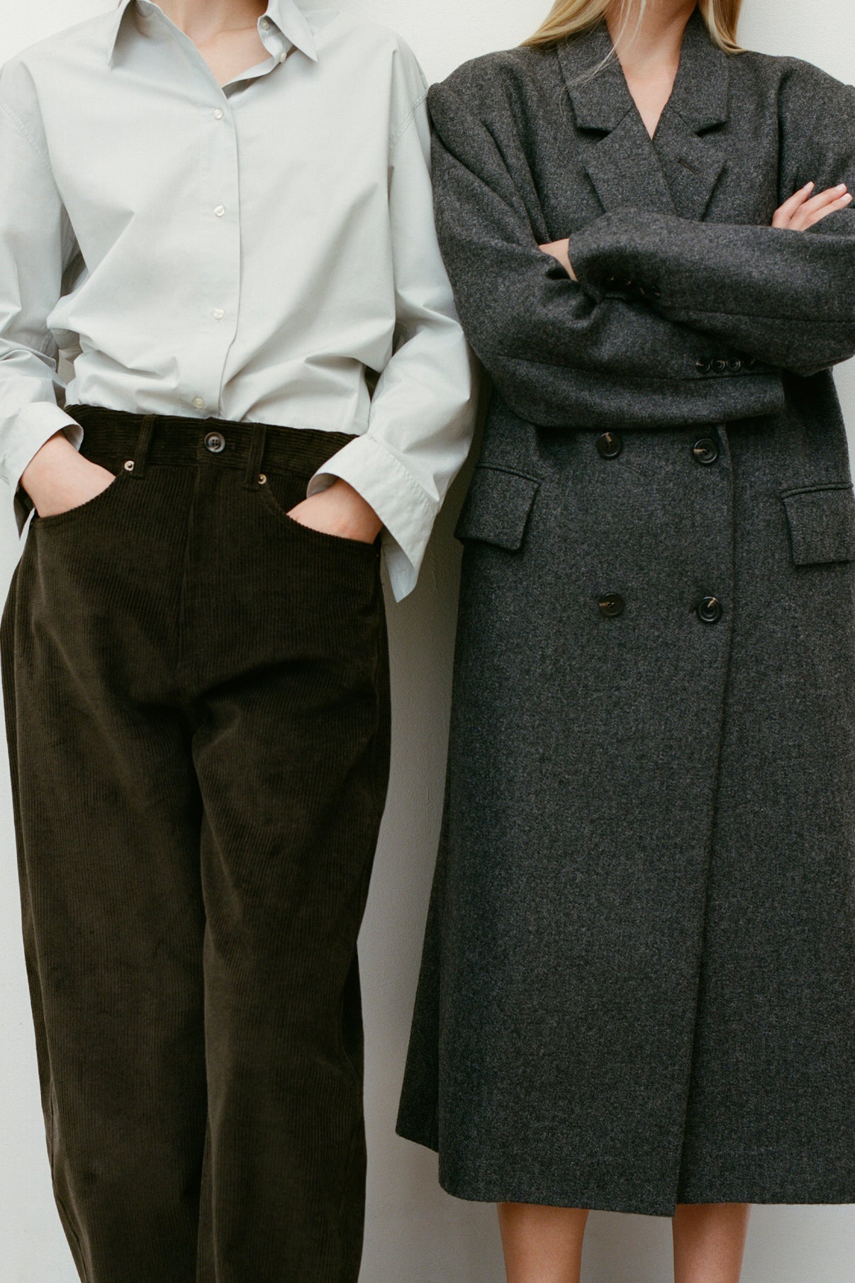 Manteau Coligny - Gris - Laine - Femme vue 7