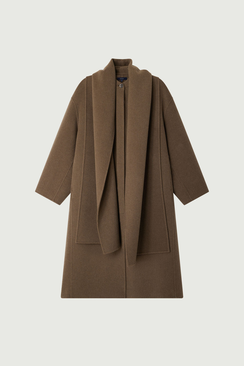 Manteau Finn - Beige/Gris - Laine - Femme vue 6